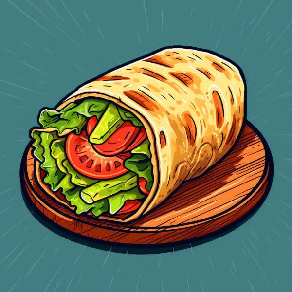 Smoked Salmon Breakfast Wrap