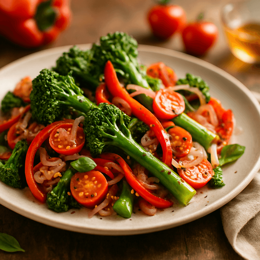 Vibrant Sautéed Broccolini Medley