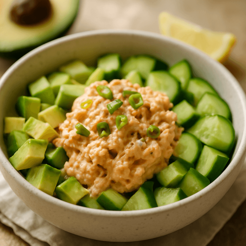 Spicy Tuna Avocado Protein Bowl
