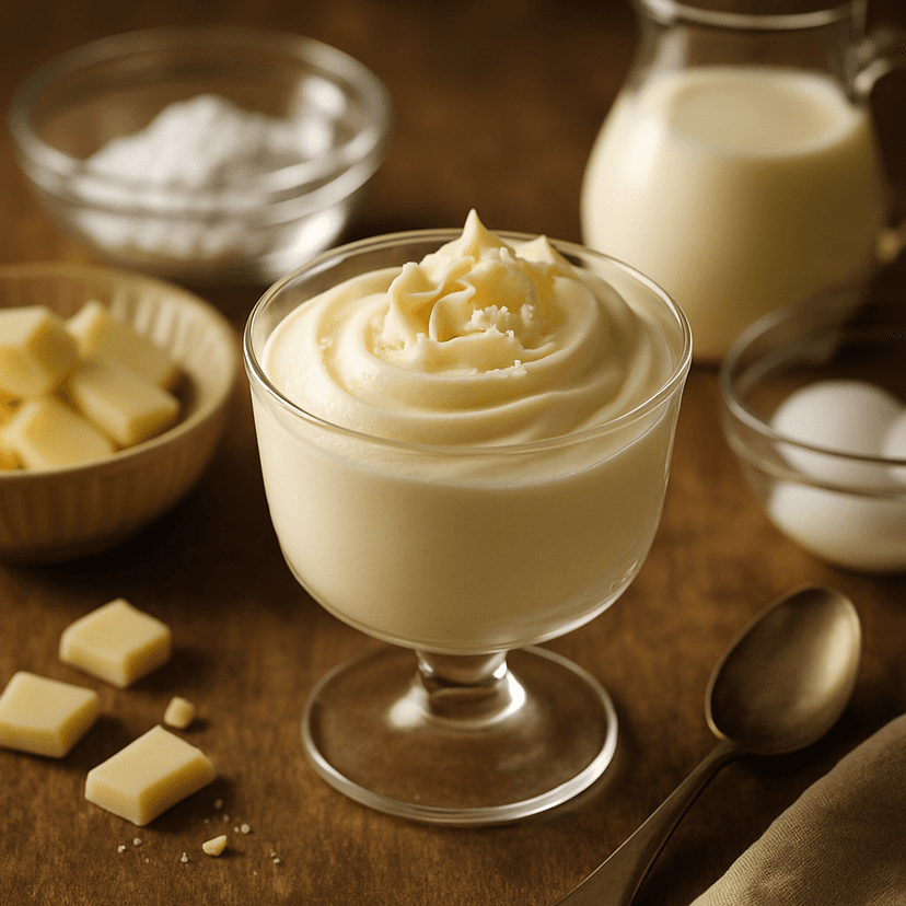 Silky White Chocolate Mousse