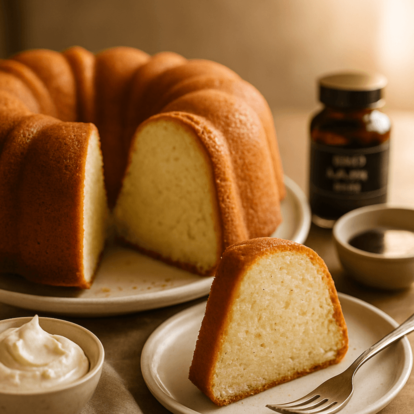 Vanilla Bean Cream Cheese Pound Cake