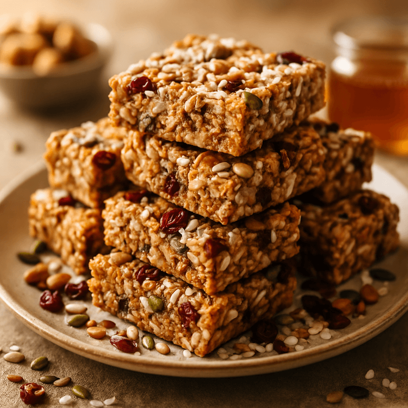 Nutty Honey Power Bars Boost