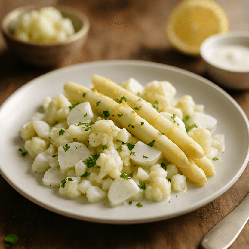 Elegant White Asparagus Salad