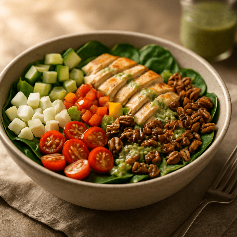 Low-Calorie Hearty Cobb Salad Bowl