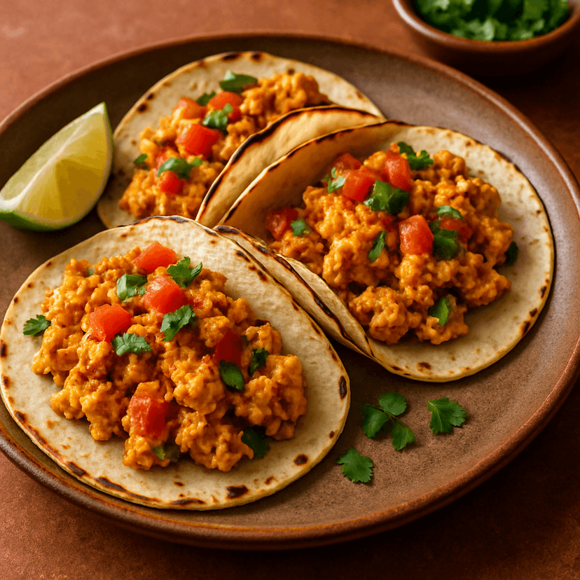 Smoky Scrambled Egg Tacos