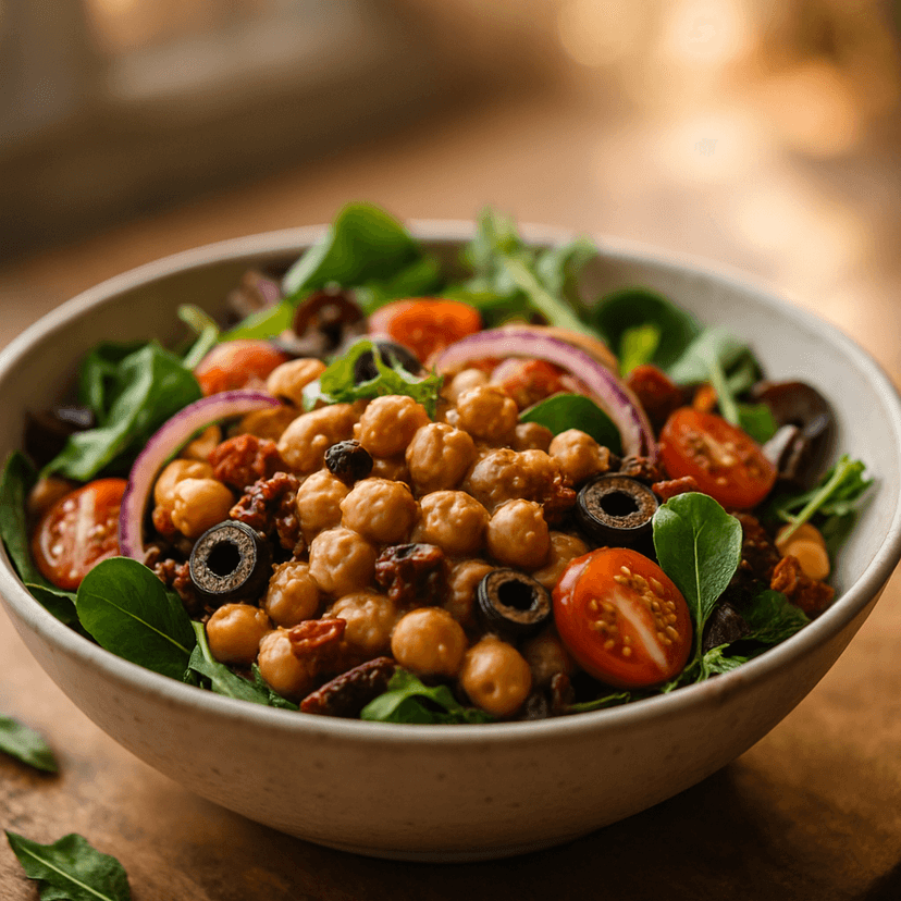 Smoky Mediterranean Chickpea Salad