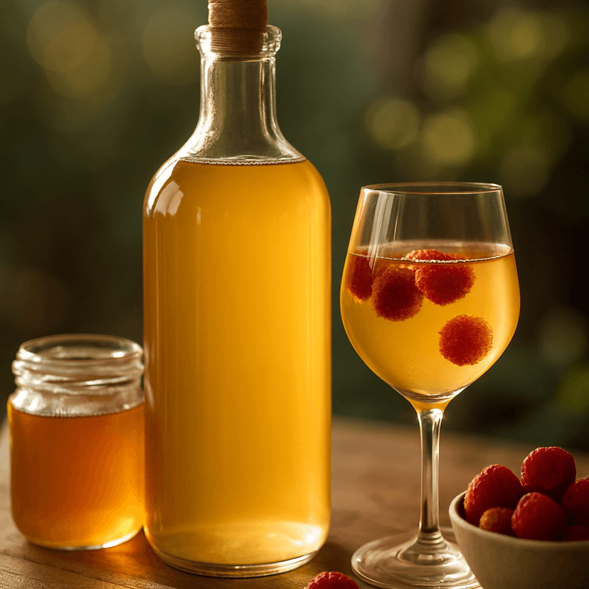 Raspberry Blossom Honey Traditional Mead