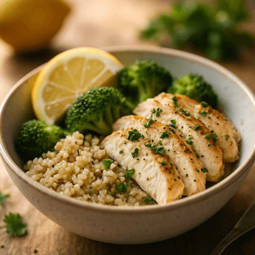Zesty Lemon Herb Chicken Bowl