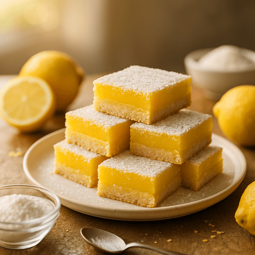 Sunshine yellow Lemon Bars 