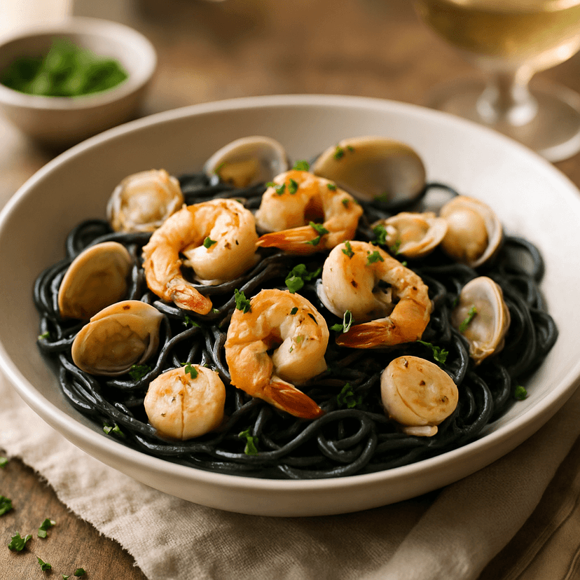 Black Pearl Seafood Pasta