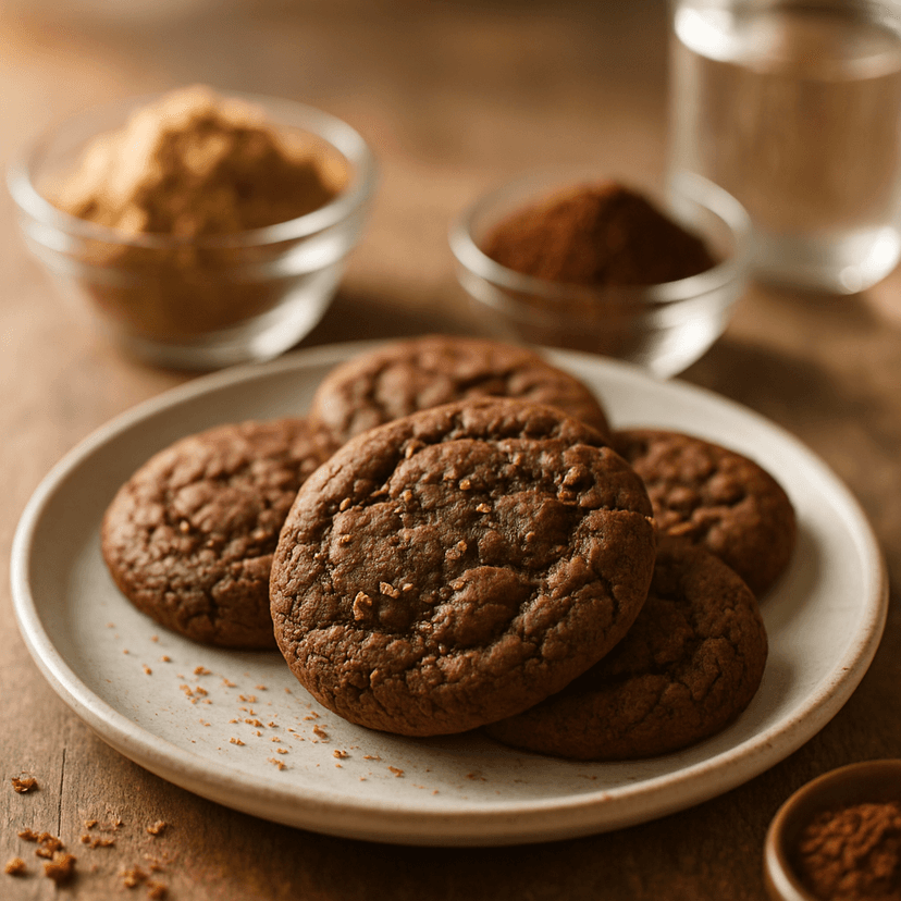 Mocha Brown Sugar Cocoa Cookies