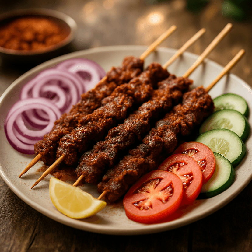 Zesty Nigerian Beef Suya Skewers