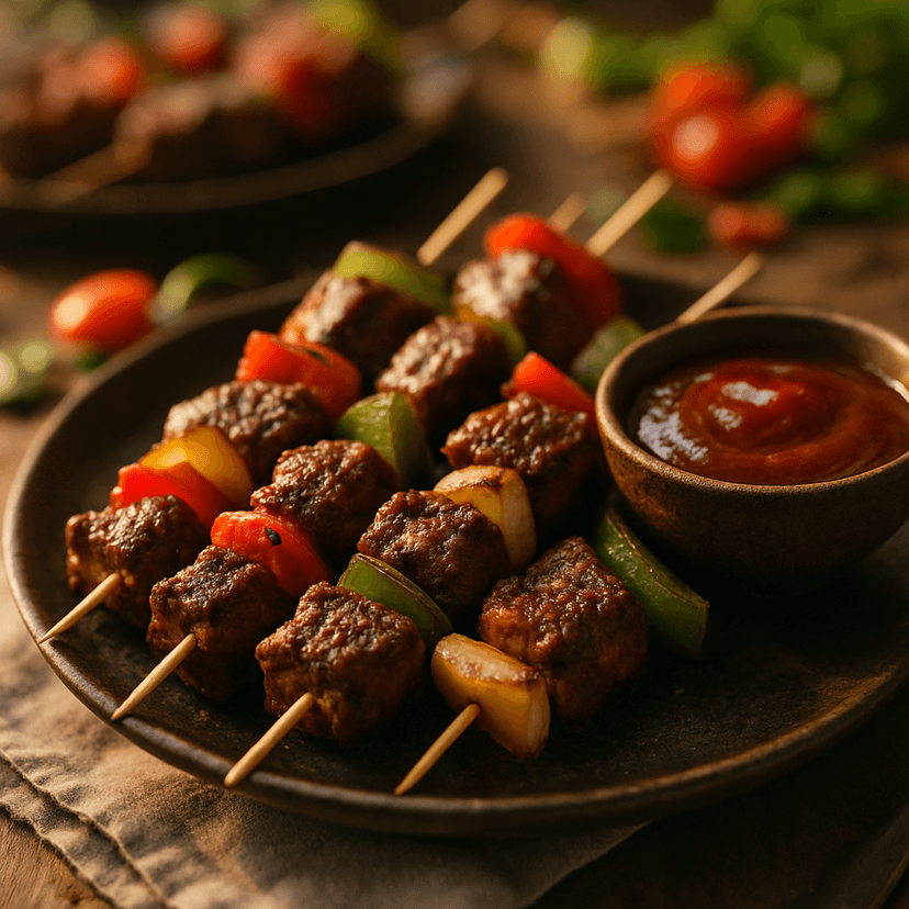 Zoldyck Family Steak Skewers