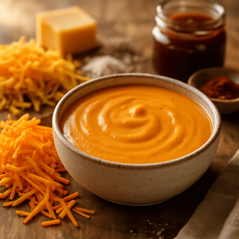 Smoky Tangy BBQ Cheese Sauce