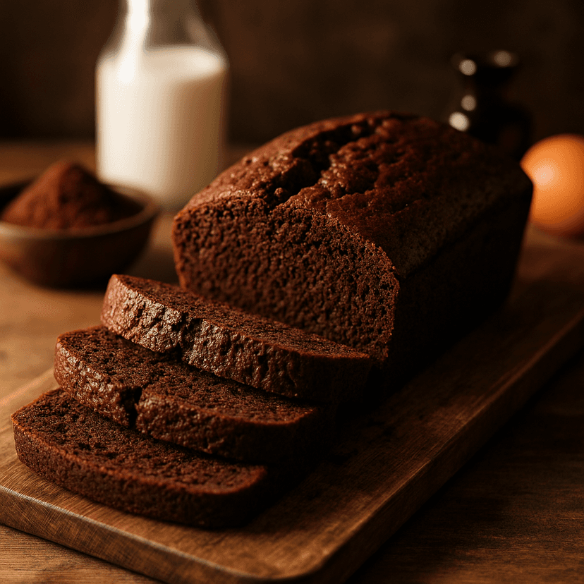 Moist Rich Cocoa Loaf
