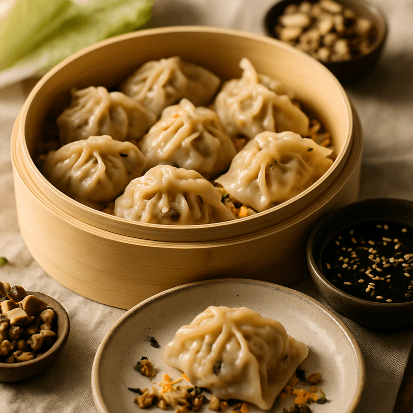 Savory Pork and Mushroom Dumplings