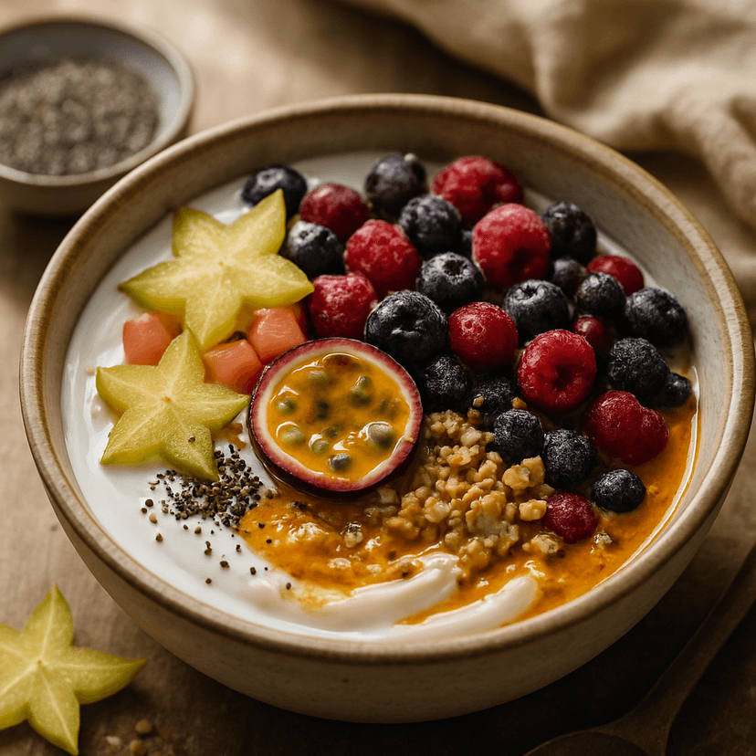 Tropical Berry Protein Yogurt Bowl