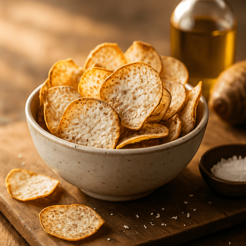 Crispy Homemade Taro Chips