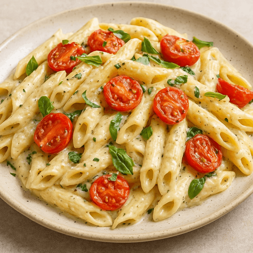 Creamy Ulu Basil Coconut Sauce Pasta