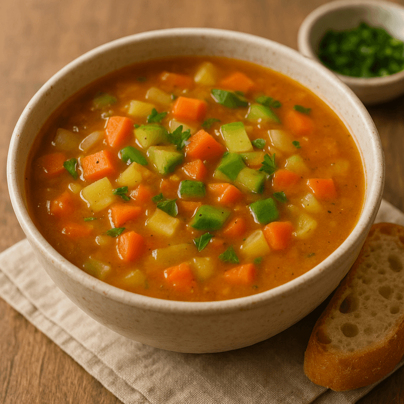 Garden Fresh Light Vegetable Soup