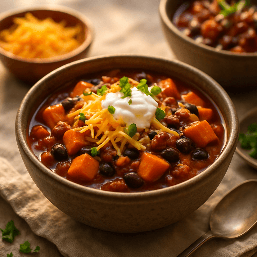 Easy Sweet Potato Chili Twist