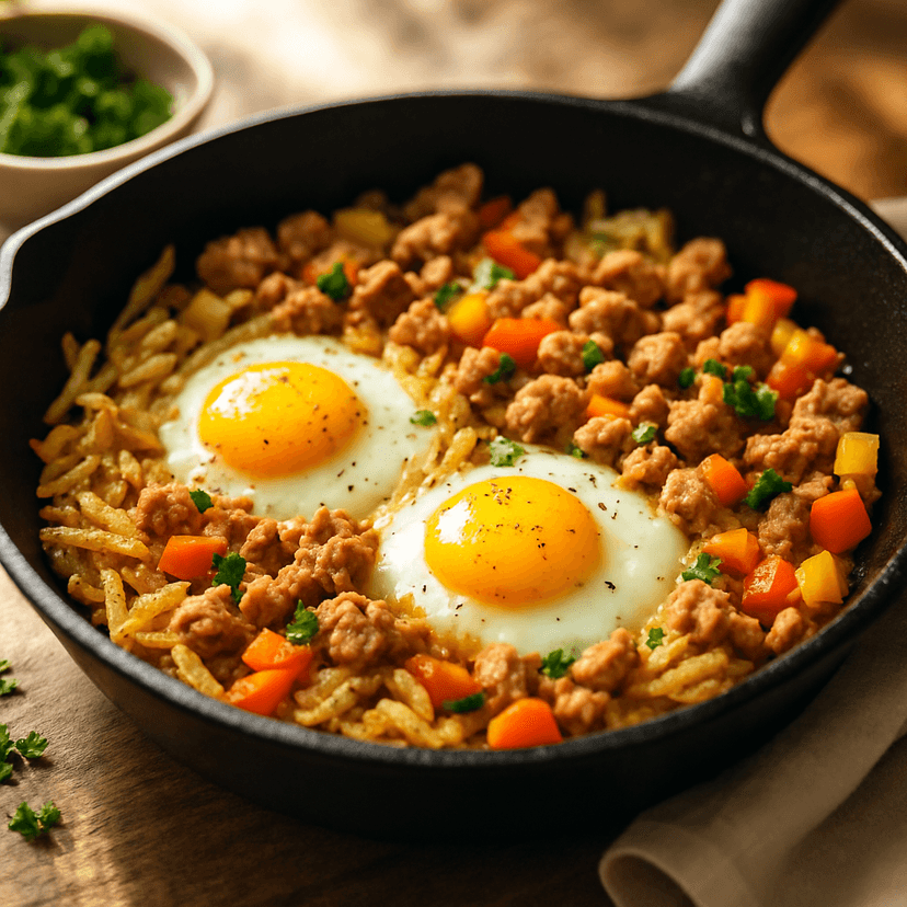 One-Pan Turkey Breakfast Bowl