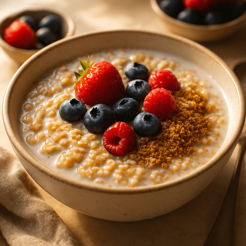 Berry Chia Oatmeal Bowl