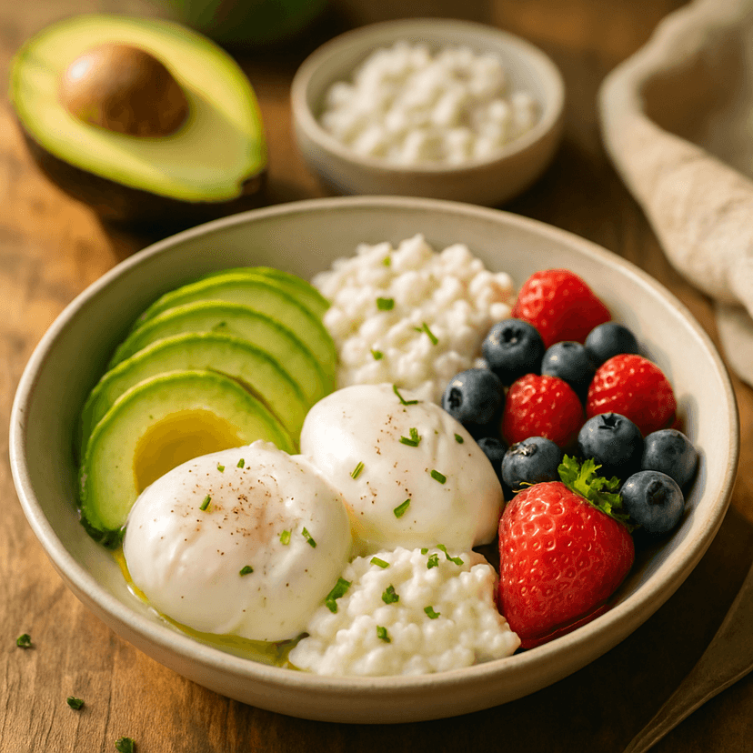 Protein-Packed Avocado & Poached Eggs Bowl