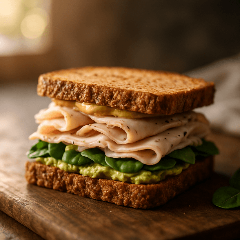 Protein-Powered Turkey Avocado Sandwich
