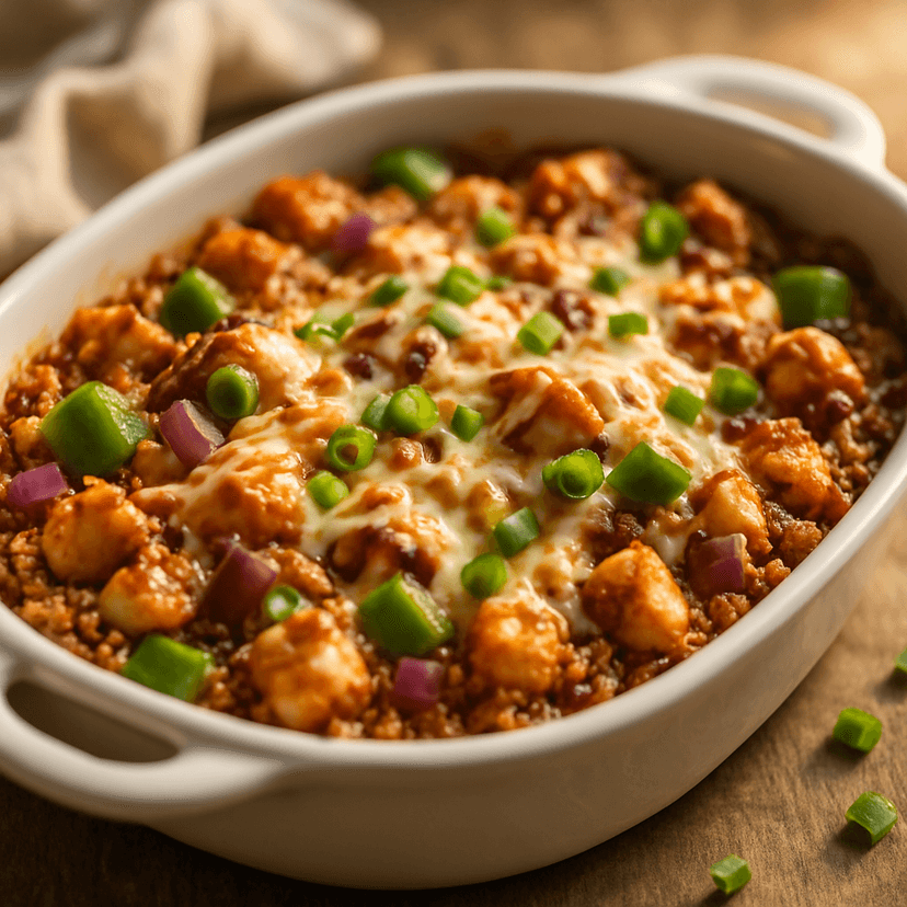 Easy High-Protein BBQ Chicken Bake