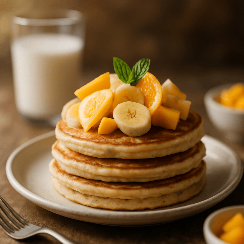 Tropical Protein Pancakes