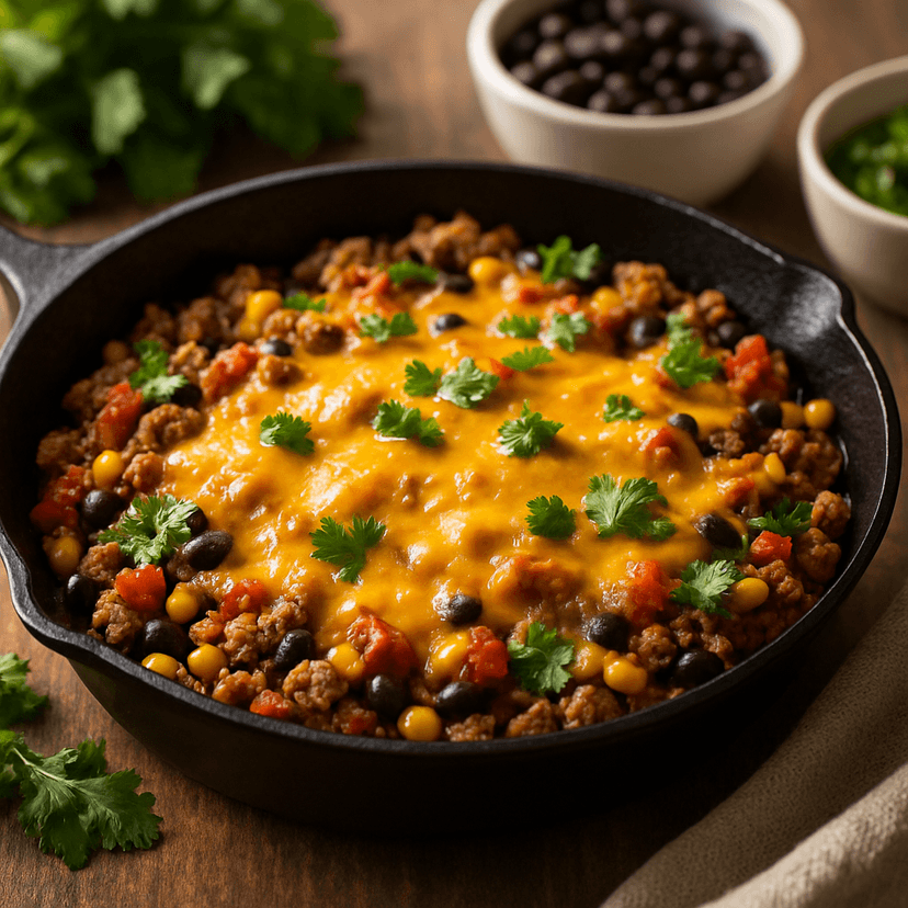 Protein-Packed Taco Skillet