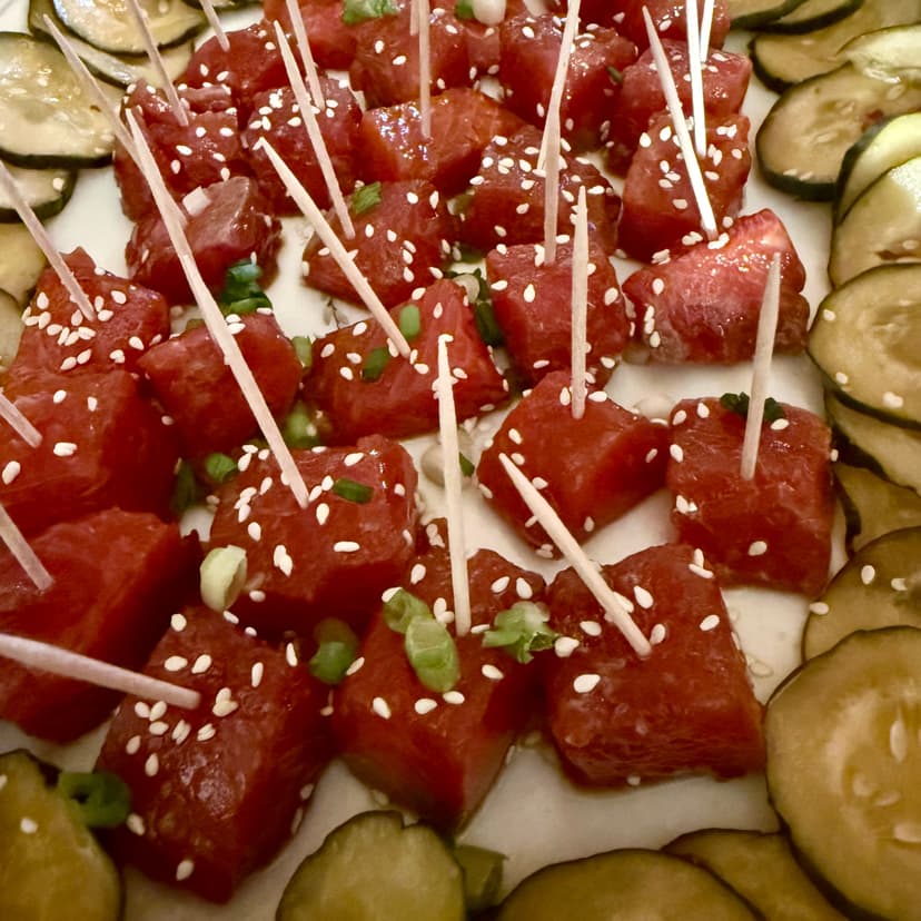 Tangy Sockeye Salmon Poke