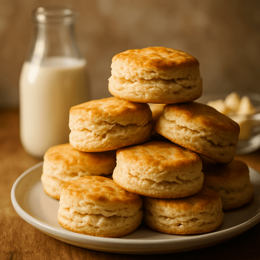Classic Fluffy Homemade Biscuits