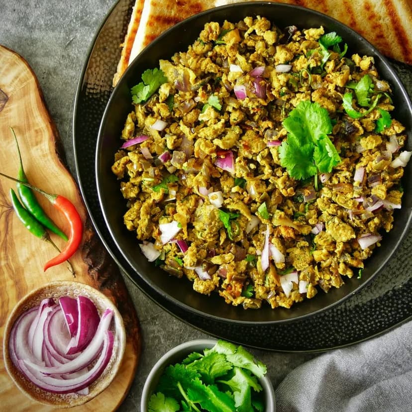 Spiced Egg Bhurji for Weight Loss