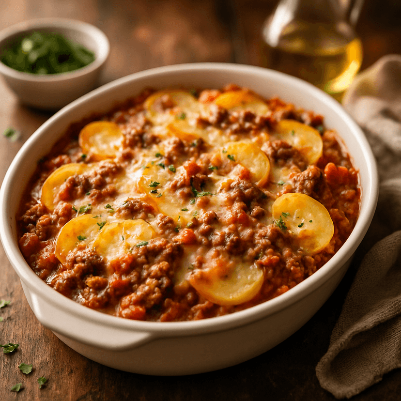 Hearty Italian Sausage and Potato Bake