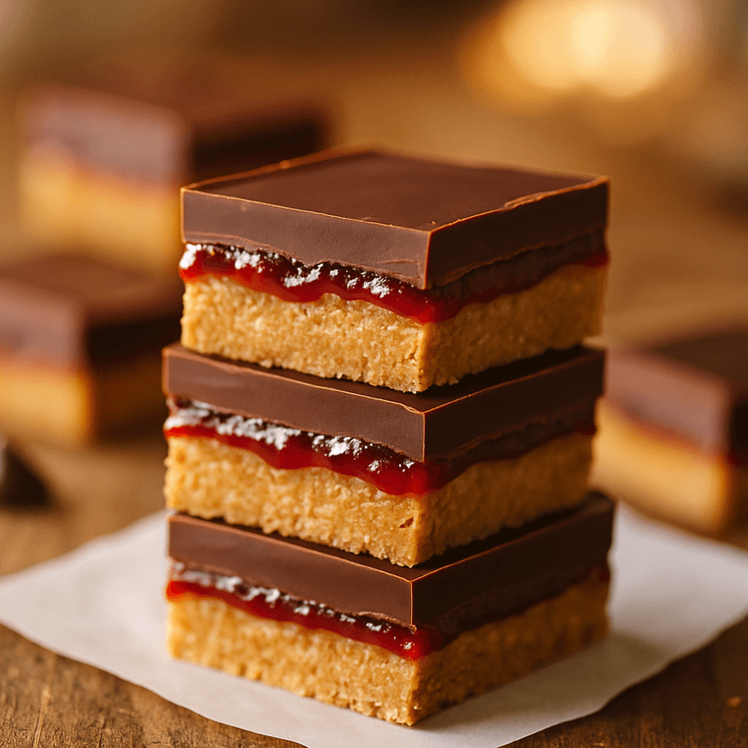 Peanut Butter and Jelly Cup Bars