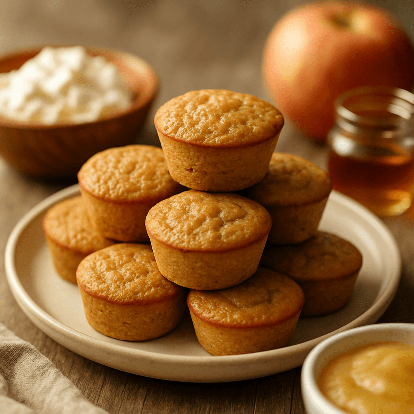 Smooth Apple-Ricotta Protein Minis