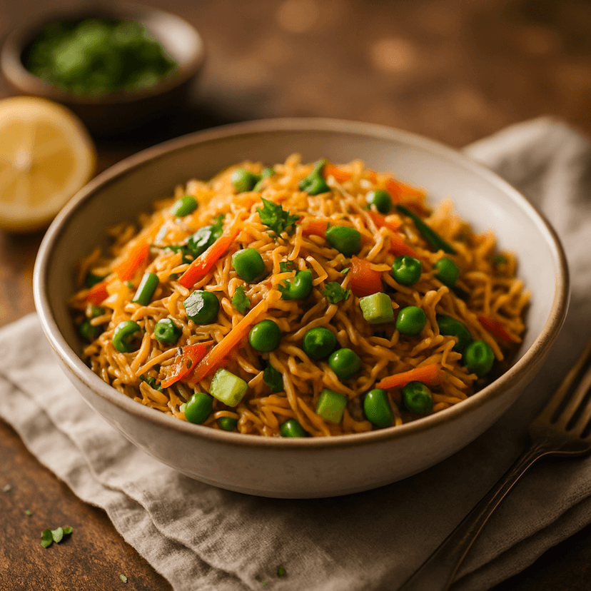 Savory Suji Vermicelli Veggie Stir-Fry