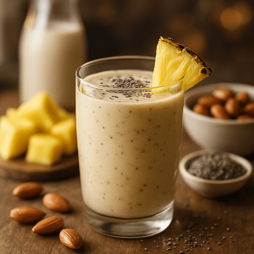 Tropical Quinoa Protein Smoothie