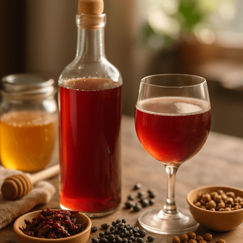 Juniper Hibiscus Hawthorn Mead