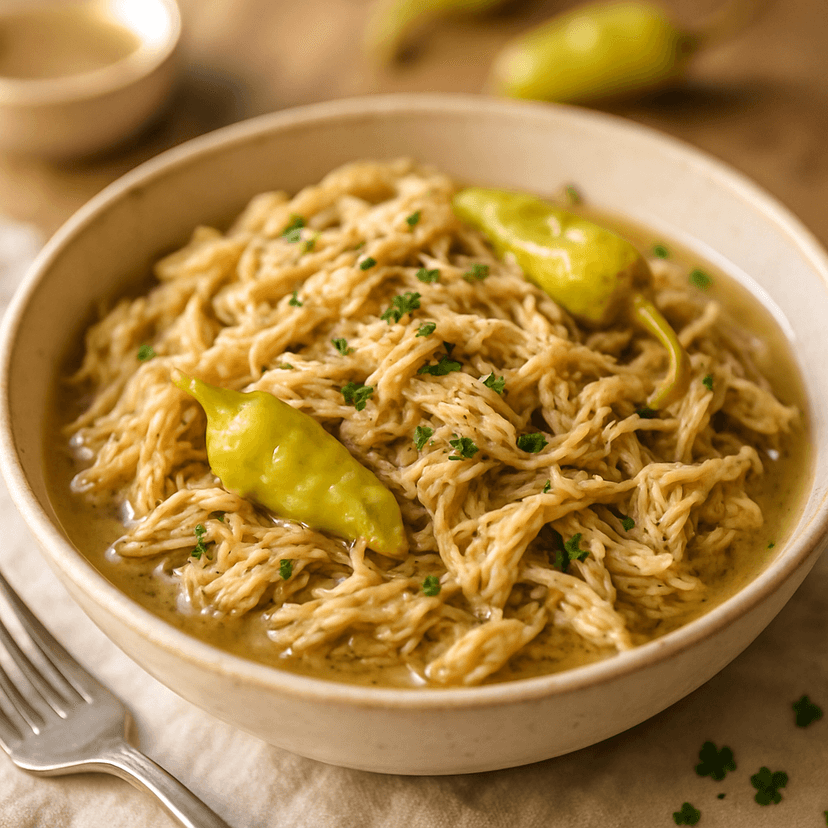 Light Mississippi-Style Shredded Chicken