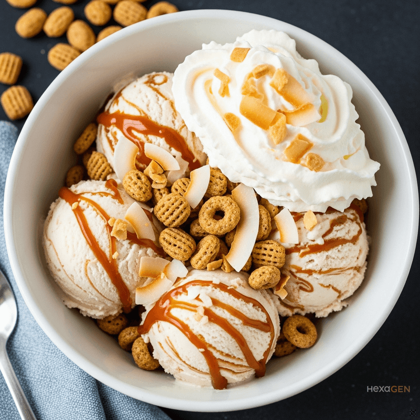 Spiced Banana Cocoa Ice Cream