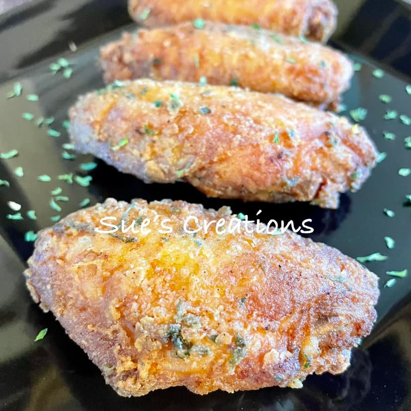 Crispy Air Fried Lemon Pepper Wings