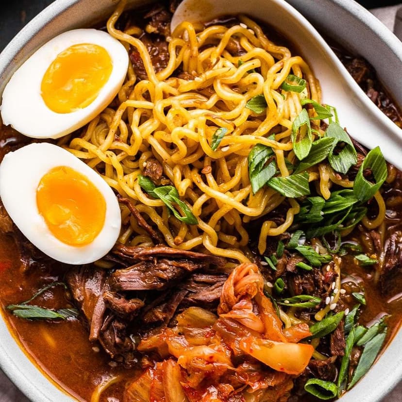 Spicy Lemon Beef Ramen