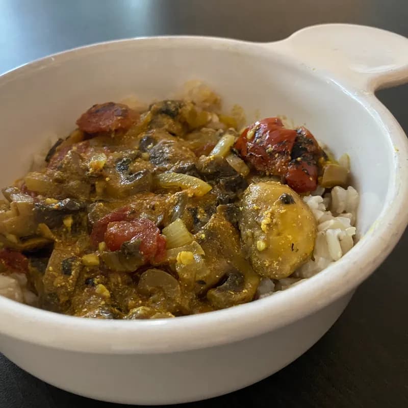 Spicy Turmeric Mushroom Delight