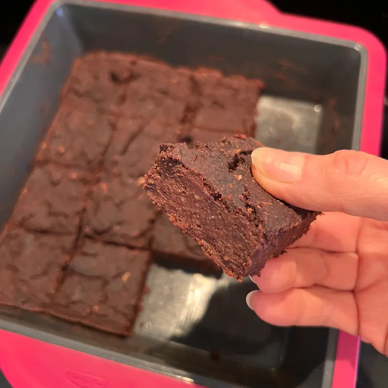Decadent Date Black Bean Brownies