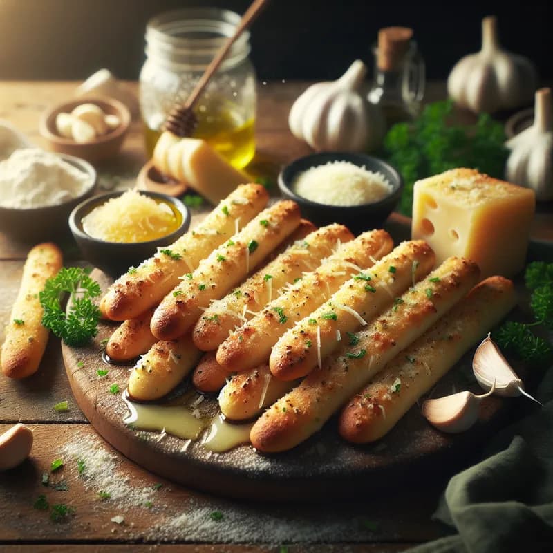 Garlic Parmesan Breadsticks