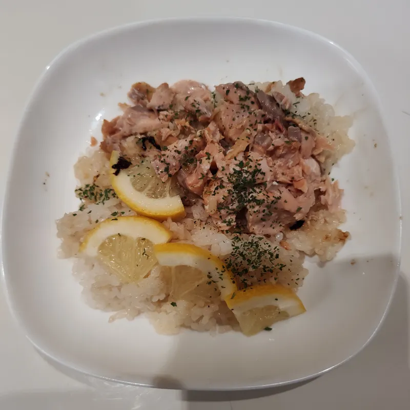 Smoky Fish Rice Bowl