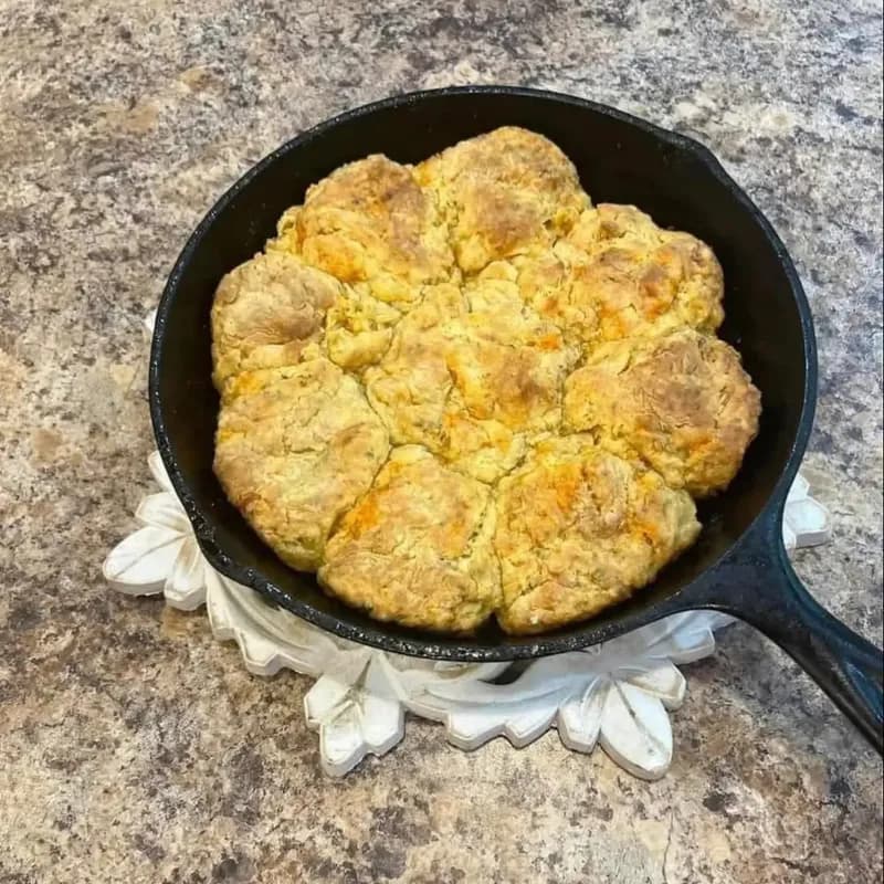 Crispy Crawfish-Filled Biscuits